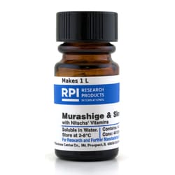 Research Products International Corp&nbsp;Murashige & Skoog Medium with Nitschs' Vitamins, 4.4 Grams of Powder, Makes 1 Liter of Solution