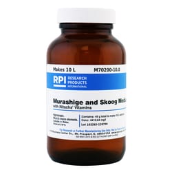 Research Products International Corp&nbsp;Murashige & Skoog Medium with Nitschs' Vitamins, 44 Grams of Powder, Makes 10 Liters of Solution