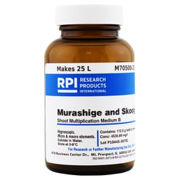 Research Products International Corp&nbsp;Murashige & Skoog Shoot Multiplication Medium B, 112.5 Grams of Powder, Makes 25 Liters of Solution