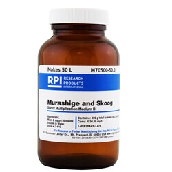 Research Products International Corp&nbsp;Murashige & Skoog Shoot Multiplication Medium B, 225 Grams of Powder, Makes 50 Liters of Solution