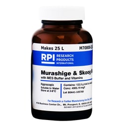 Research Products International Corp Murashige & Skoog Medium with MES
