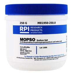 Research Products International Corp MOPSO Sodium Salt 250 G, Quantity: