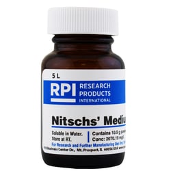 Research Products International Corp Nitschs' Medium, Powder, Makes 5 Liters,