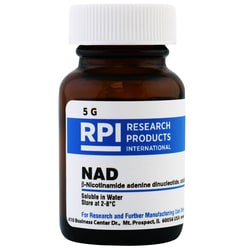 Research Products International Corp NAD [B-NAD] [B-Nicotinamide Adenine Dinucleotide, Oxidized free acid hydrate], 5 Grams