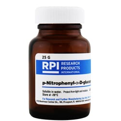 Research Products International Corp&nbsp;RPI 4-Nitrophenyl-&alpha;-D-glucopyranoside [4-Nitrophenyl-&alpha;-D-glucoside], 25 Grams