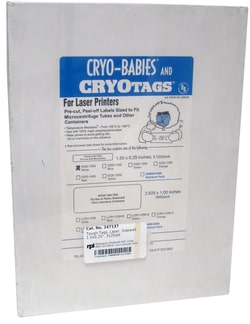 Research Products International Corp Sidewall Tough Tags, Laser Sheet,