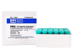 Research Products International Corp&nbsp;PBS 1X SOLN 1ML TUBES 36/CS