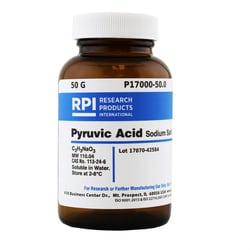 Research Products International Corp Pyruvic Acid Sodium Salt, 50 G, Quantity: