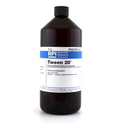 Research Products International Corp Tween 20 [Polyoxyethylenesorbitan Monolaurate], 1 Liter