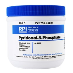 Research Products International Corp&nbsp;Pyridoxal-5-Phosphate 100 G