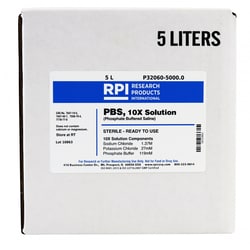 Research Products International Corp Phosphate Buffered Saline, 5 L, Quantity: