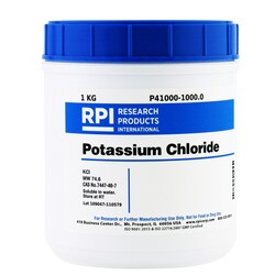 Research Products International Corp Potassium Chloride, 1 Kilogram, Quantity: