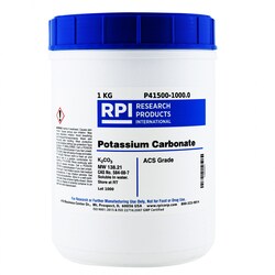 Research Products International Corp Potassium Carbonate, ACS, 1 KG, Quantity: