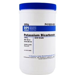 Research Products International Corp&nbsp;Potassium Bicarbonate, ACS Grade, 500 Grams
