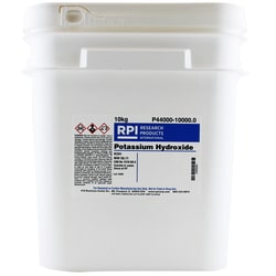 Research Products International Corp RPI Potassium Hydroxide, 10 Kilograms