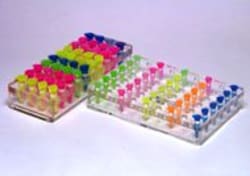 Research Products International Corp Acrylic Micro-Centrifuge Tube Rack for 0.5 ml Tubes, 54 Capacity