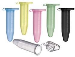 Research Products International Corp 5ml Sample Prep Tube, Conical, Black,