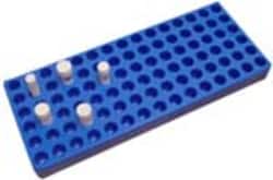 Research Products International Corp Vial Rack, Polypropylene, for 20ml Vials, 50 Vial Capacity, 2 per Package