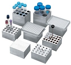 Research Products International Corp Aluminum Chilling Block, 5x50ml, Quantity: