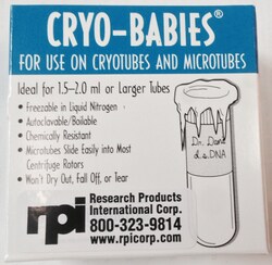 Research Products International Corp Cryo-Babies Labels, Laser Sheet, 1.5