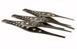 Research Products International Corp&nbsp;Ergonomic Forceps, Smooth, 3mm Tip, 7 Inches Long