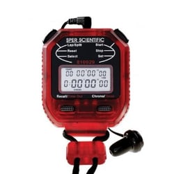 Research Products International Corp Memory Timer with Earphone, 3 1/2