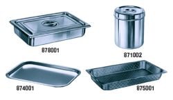 Research Products International Corp Stainless Steel Oblong Tray, 15 1/8