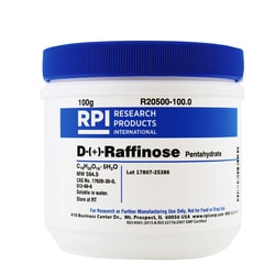 Research Products International Corp D-(+)-Raffinose Pentahydrate, 100 Grams