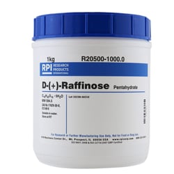 Research Products International Corp D-(+)-Raffinose Pentahydrate, 1 Kilogram,
