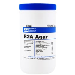 Research Products International Corp R2A Agar, 500 Grams, Quantity: Each
