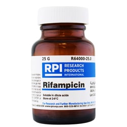 Research Products International Corp Rifampicin, 25 Grams, Quantity: Each