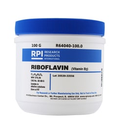 Research Products International Corp RIBOFLAVIN (VITAMIN B2), 100 GRAM,