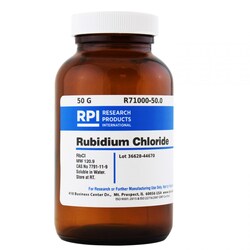 Research Products International Corp Rubidium Chloride, 50 G, Quantity: