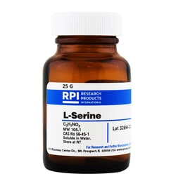 Research Products International Corp L-SERINE, 25GM, Quantity: Each of