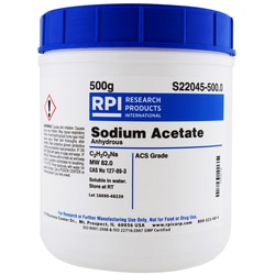 Research Products International Corp Sodium Acetate Anhydrous, ACS Grade,