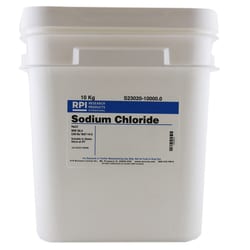 Research Products International Corp SODIUM CHLORIDE, 10 KILOGRAMS, Quantity: