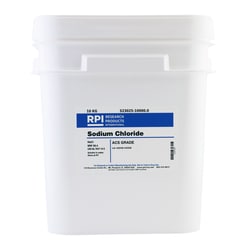 Research Products International Corp Sodium Chloride, ACS, 10 KG, Quantity: