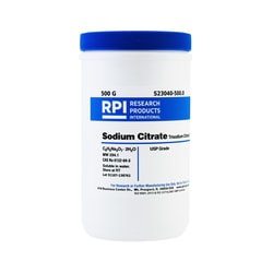 Research Products International Corp Trisodium Citrate, Dihydrate, [Citric