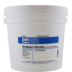 Research Products International Corp Sodium Citrate, Trisodium Salt, Dihydrate,