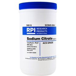 Research Products International Corp SODIUM CITRATE, TRISODIUM SALT, DIHYDRATE,