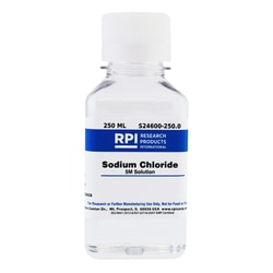 Research Products International Corp&nbsp;Sodium Chloride 5M Solution, 250 Milliliters
