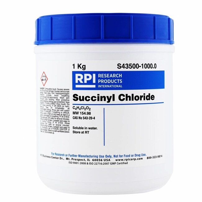 Research Products International Corp Succinyl Chloride, 1 KG, Quantity Fisher Scientific