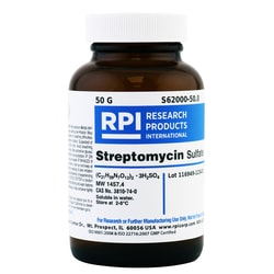 Research Products International Corp Streptomycin Sulfate, 50 Grams, Quantity: