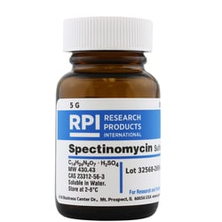 Research Products International Corp Spectinomycin Sulfate, 5 Grams, Quantity: