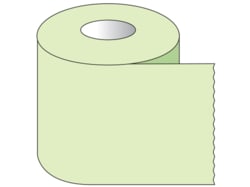 Research Products International Corp RPI Color Coded Multi-Purpose Laboratory Tape, 1 Inch Core, 1 Inch Wide, 500 Inches per Roll, Lime
