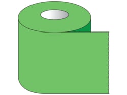 Research Products International Corp RPI Color Coded Multi-Purpose Laboratory Tape, 1 Inch Core, 1 Inch Wide, 500 Inches per Roll, Green