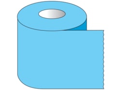 Research Products International Corp&nbsp;RPI Color Coded Multi-Purpose Laboratory Tape, 1 Inch Core, 1 Inch Wide, 500 Inches per Roll, Blue