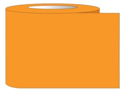 Research Products International Corp RPI Color Coded Multi-Purpose Laboratory Tape, 3 Inch Core, 1 Inch Wide, 2,160 Inches per Roll, Orange