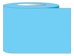 Research Products International Corp RPI Color Coded Multi-Purpose Laboratory Tape, 3 Inch Core, 1 Inch Wide, 2,160 Inches per Roll, Blue