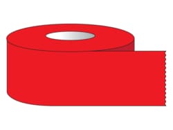 Research Products International Corp RPI Color Coded Multi-Purpose Laboratory Tape, 1 Inch Core, 1/2 Inch Wide, 500 Inches per Roll, Red